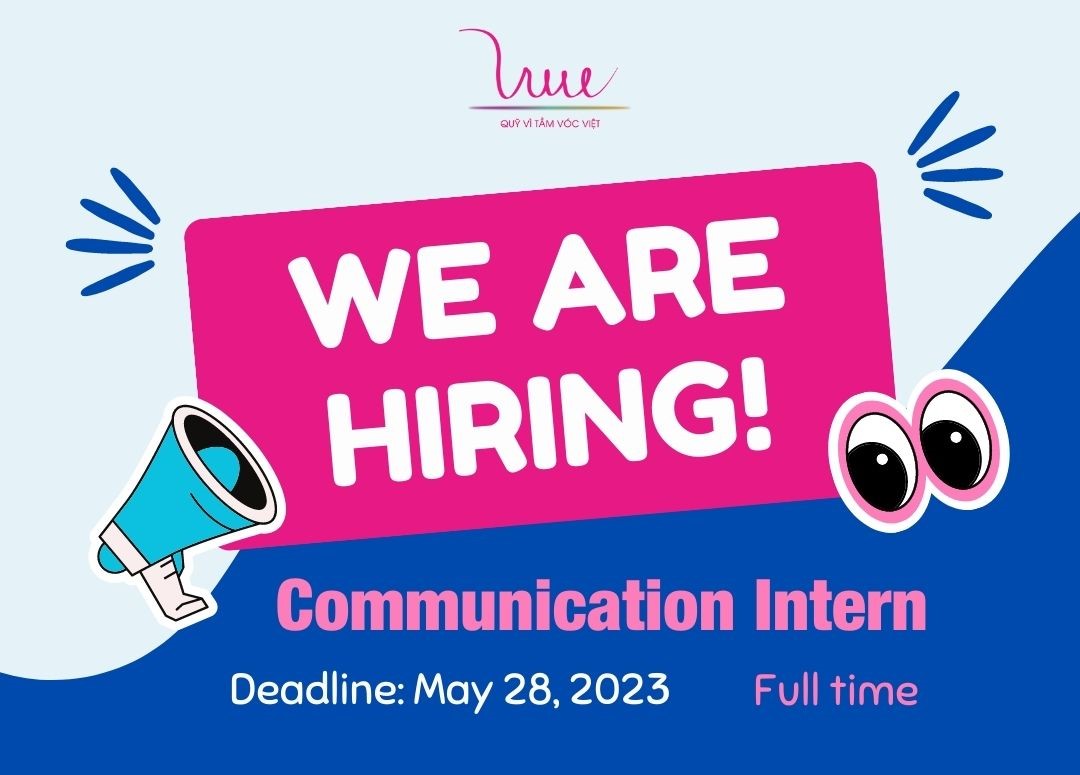Communication Intern recuitment (Deadline: May 28, 2023)