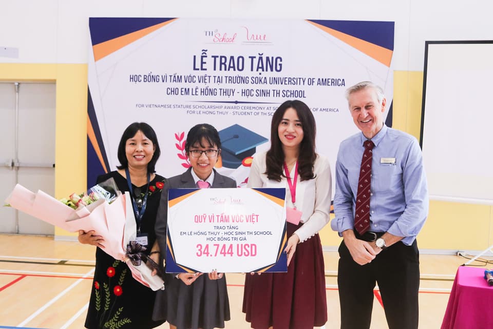 Học bổng Vì Tầm Vóc Việt – Ước mơ du học Mỹ của học sinh tài năng TH School được chắp cánh