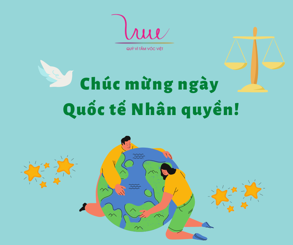 Chúc mừng kỷ niệm 72 năm ngày Quốc tế Nhân quyền 10/12/2020!