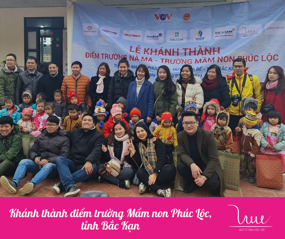 Khánh thành điểm trường Mầm non Phúc Lộc, tỉnh Bắc Kạn