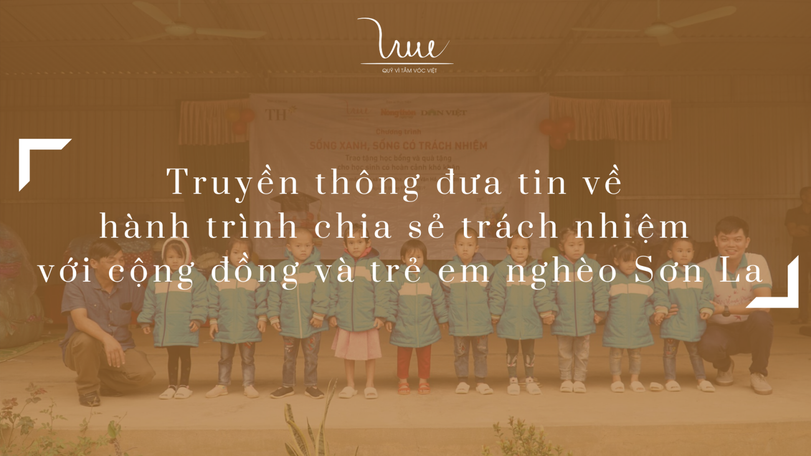 Truyền thông đưa tin về hành trình chia sẻ trách nhiệm với cộng đồng và trẻ em nghèo Sơn La