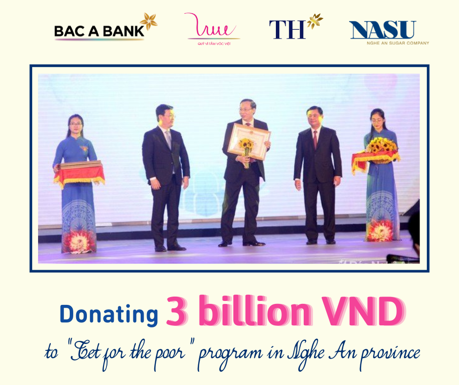 Donating 3 billion VND to “Tet for the poor” program in Nghe An province