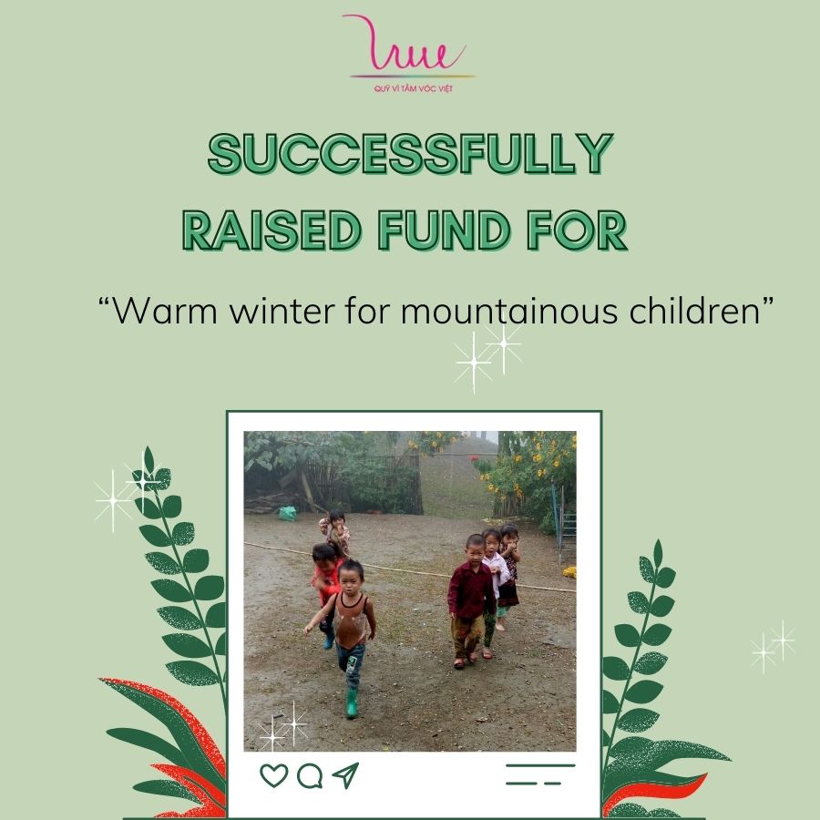 Successfully raised funds for “Warm winter for mountainous children” program