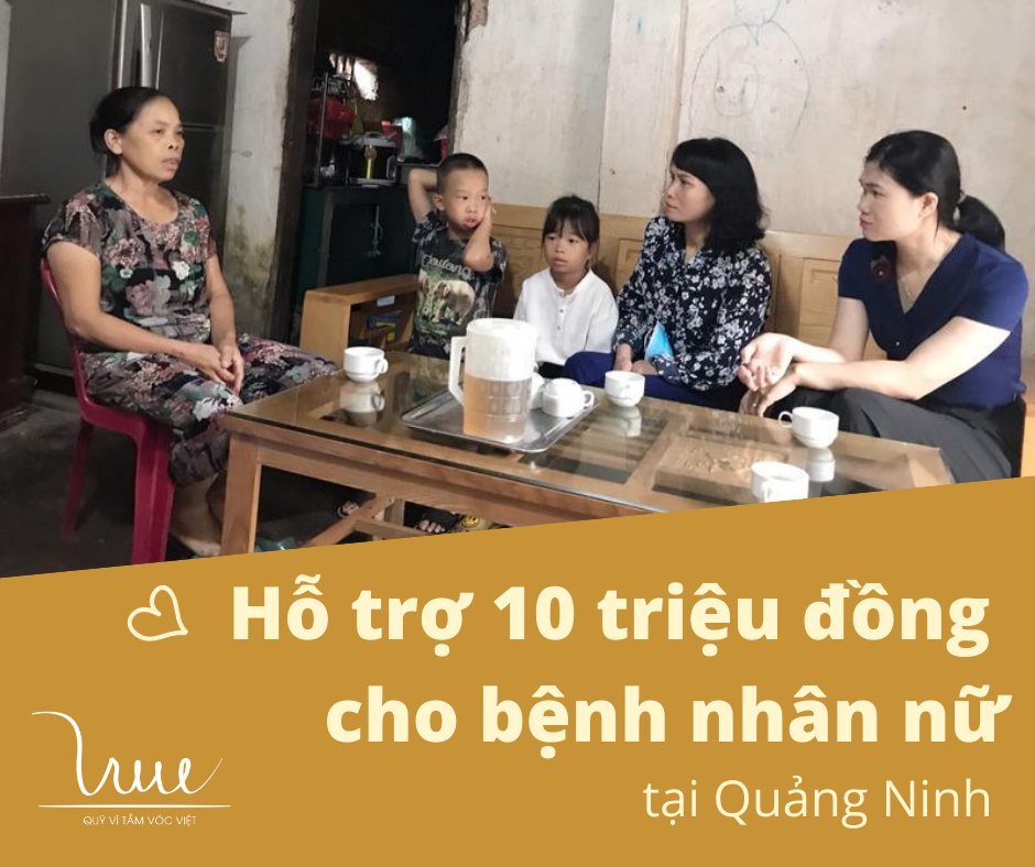 Hỗ trợ 10 triệu đồng cho chị T.T.H. tại Quảng Ninh