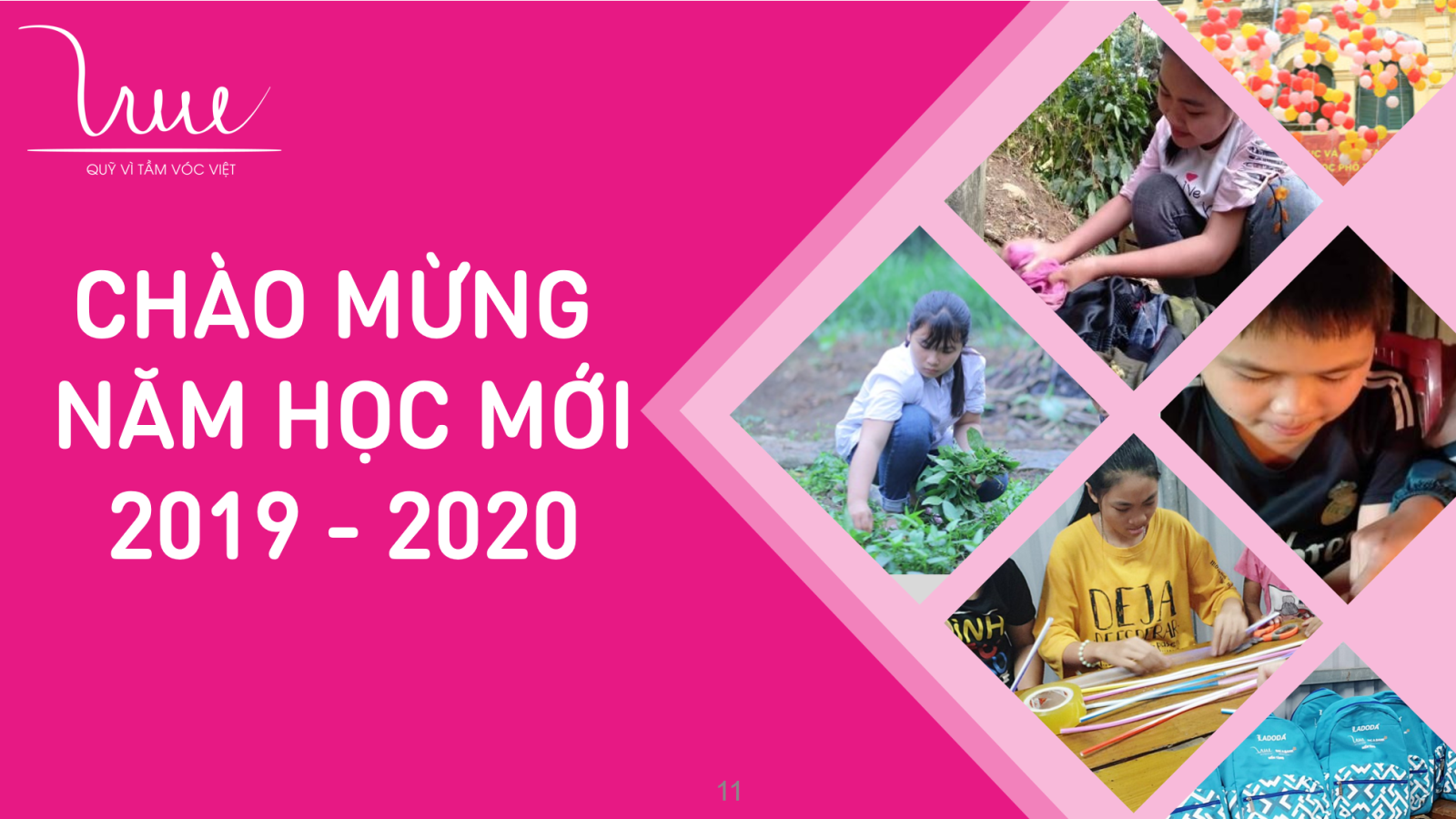 Quỹ Vì Tầm Vóc Việt chúc mừng khai giảng năm học 2019-2020