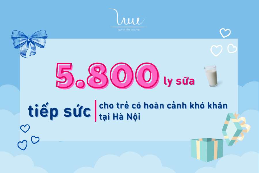 5.800 ly sữa tiếp sức cho trẻ có hoàn cảnh khó khăn tại Hà Nội