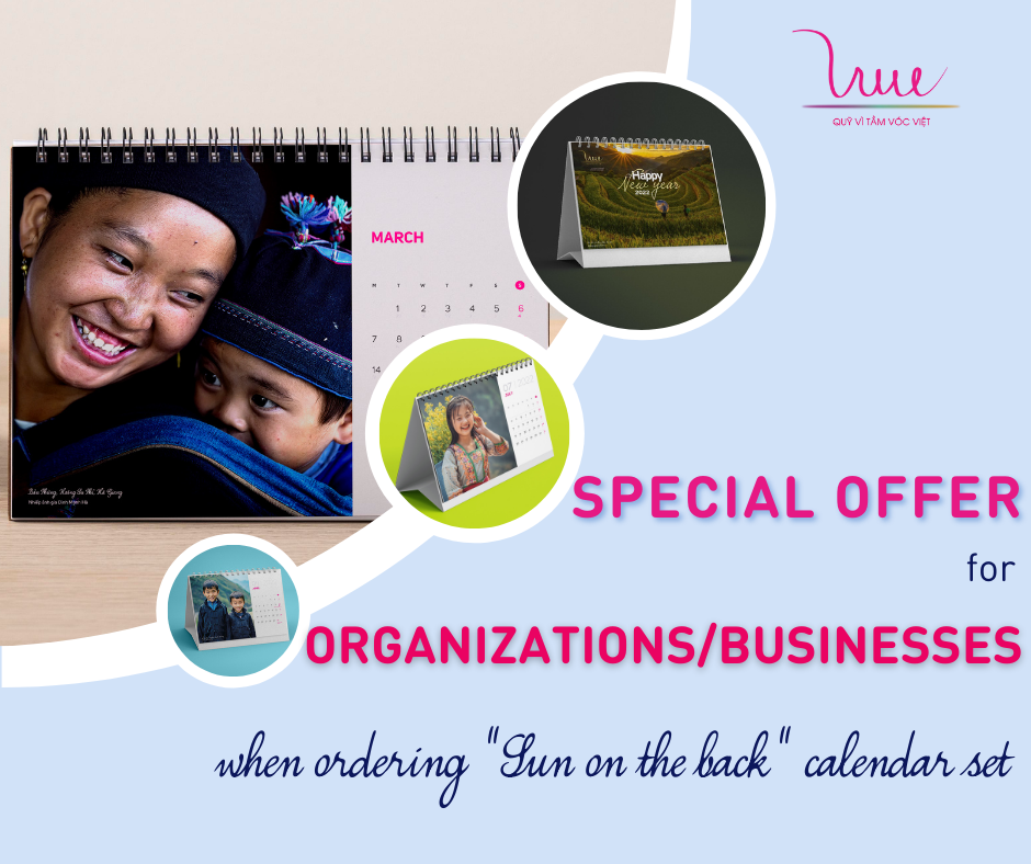 Special offer for organizations and businesses when ordering the calendar set "Sun on the Back"