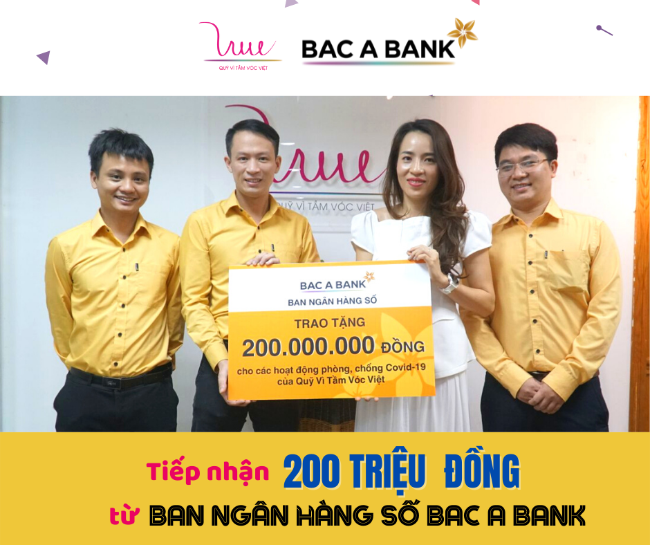 Received 200 million VND from Bac A Digital Banking Department