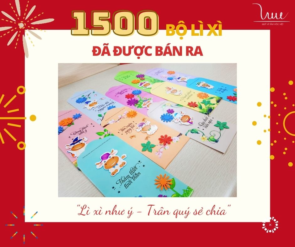 1500 Bộ “Lì xì như ý - Trân quý sẻ chia” đã được bán ra