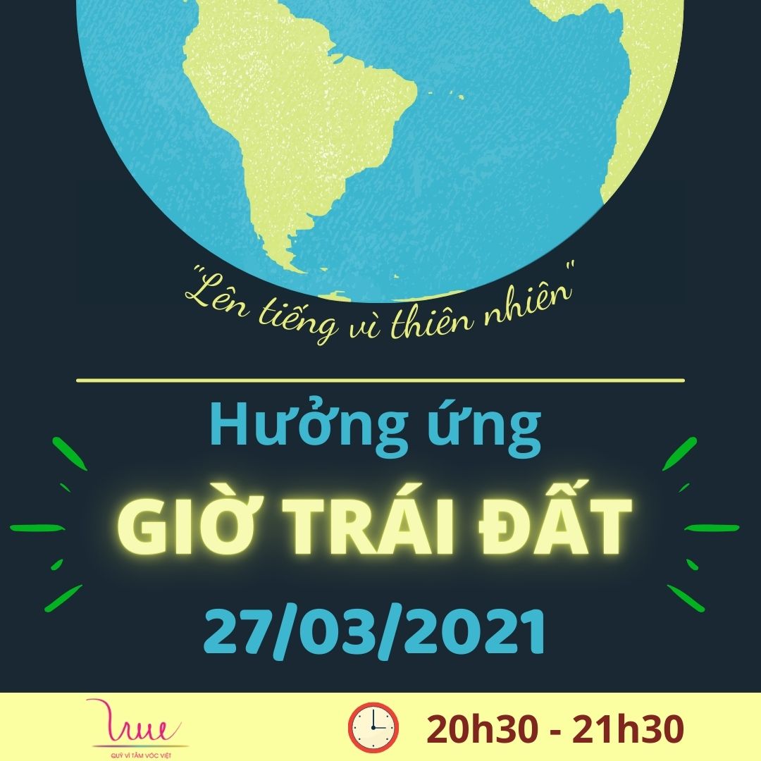 Hưởng ứng giờ Trái Đất 27/03