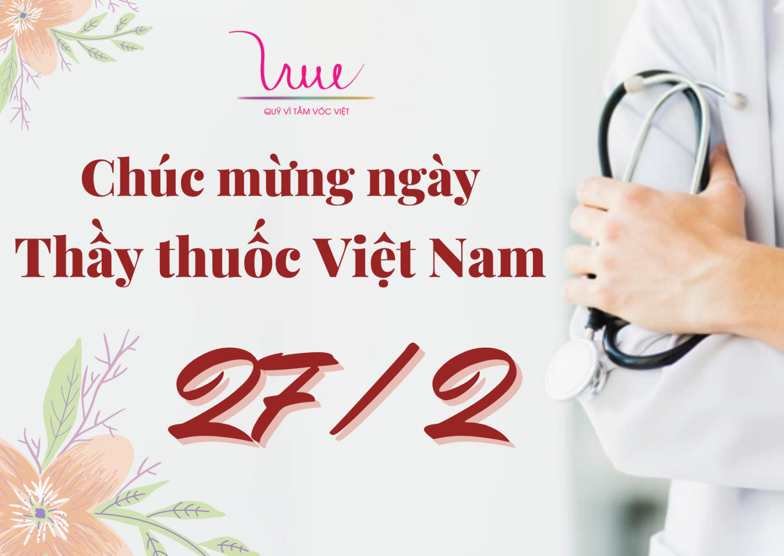 Chúc mừng Ngày Thầy thuốc Việt Nam 27/02