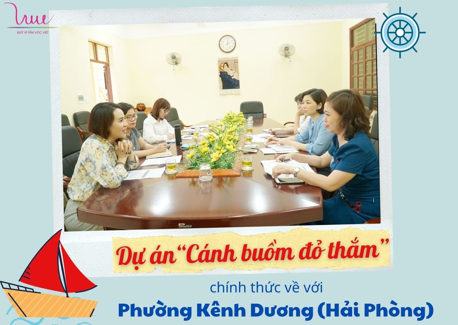 Dự án “Cánh buồm đỏ thắm” chính thức về với Phường Kênh Dương (Hải Phòng)