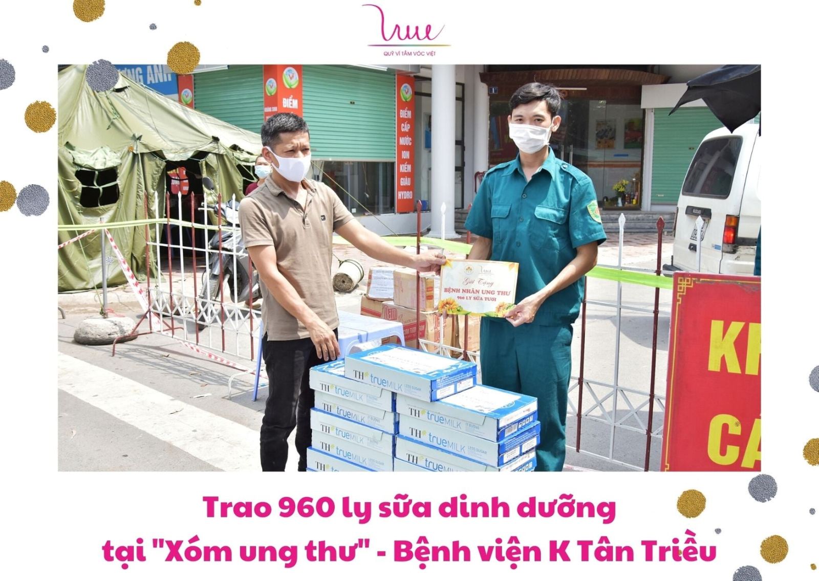 Những ly sữa tiếp sức vùng tâm dịch - “xóm ung thư”