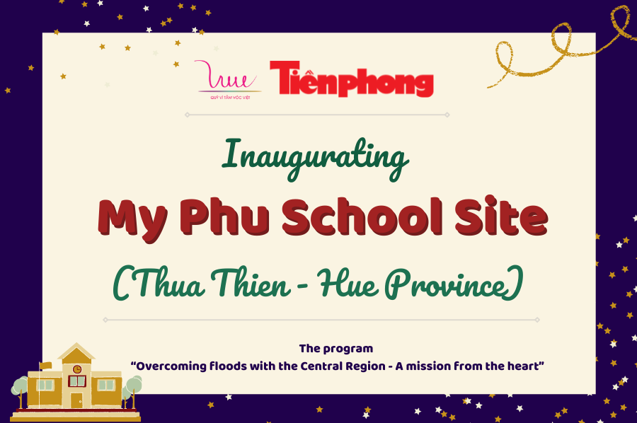 Inaugurating My Phu school site (Thua Thien Hue Province)