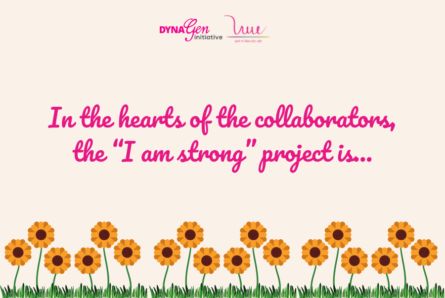 In the hearts of the collaborators, the “I am strong” project is…