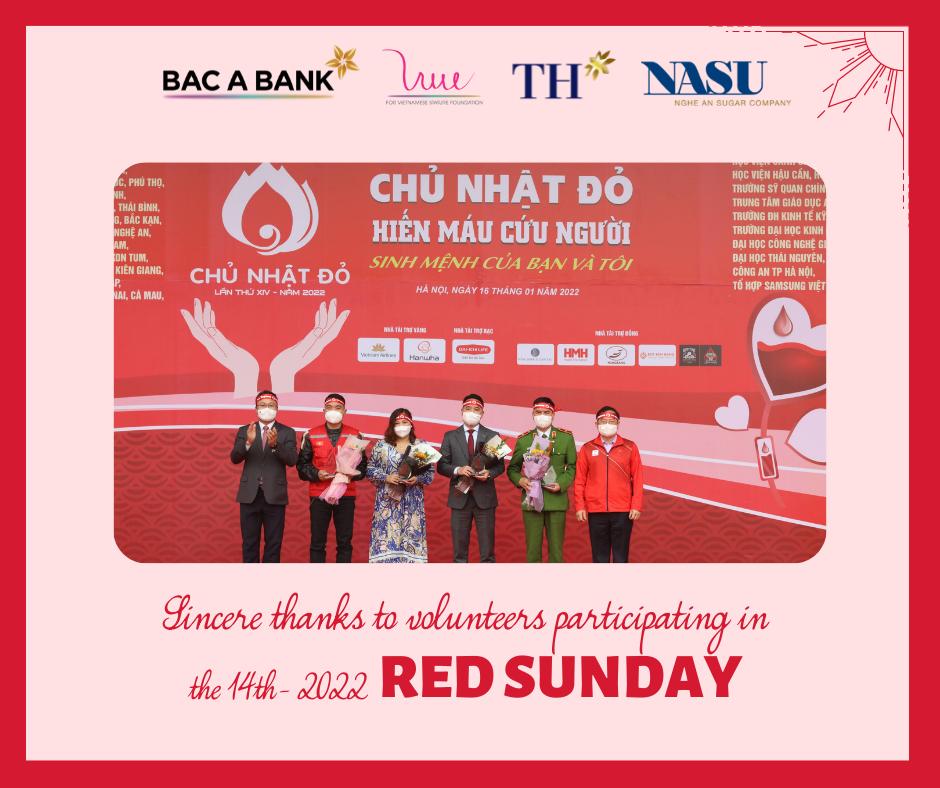 Sincere thanks to accompanied units and volunteers participating in “Red Sunday” - blood donation campaign