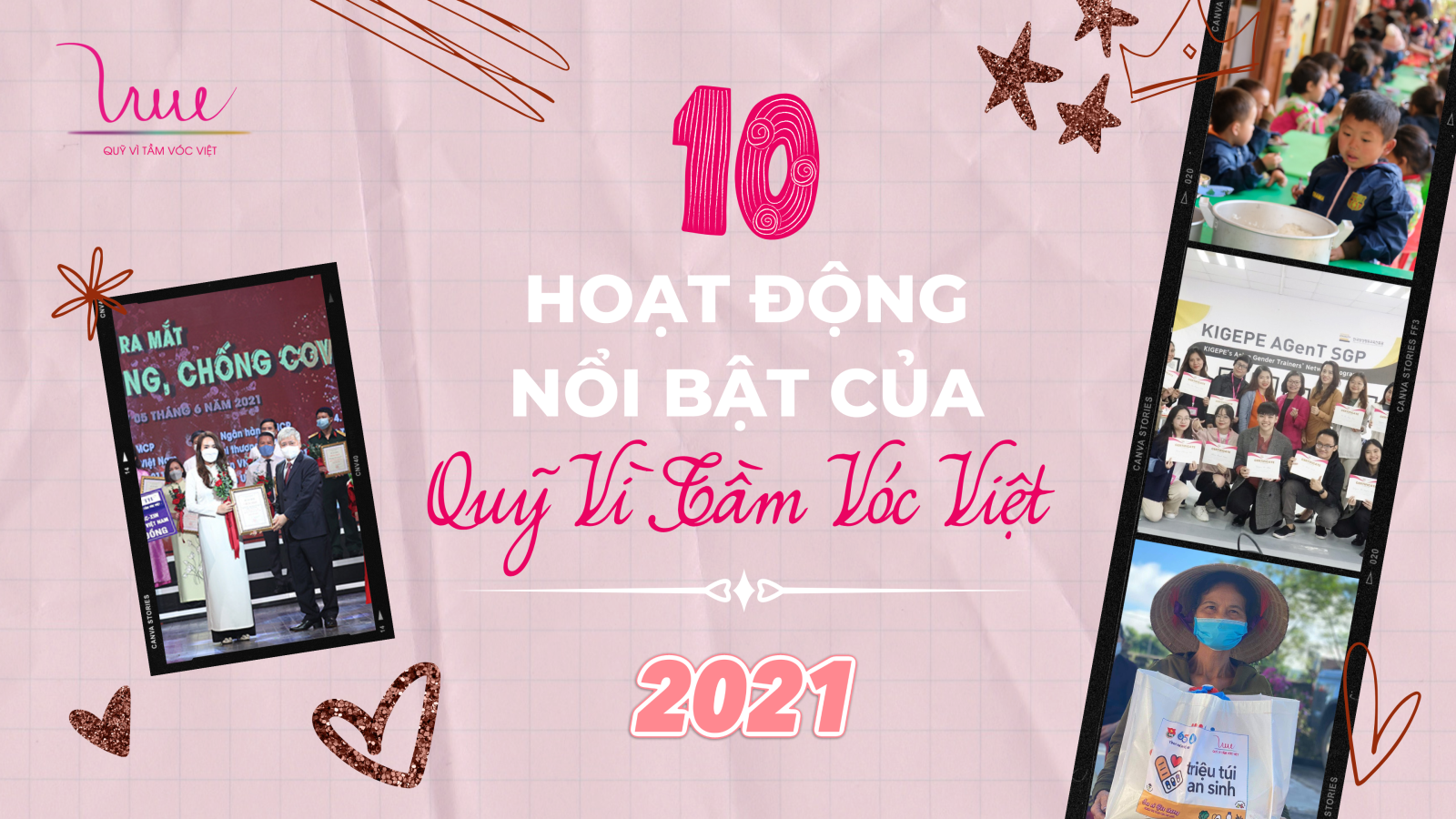 Tổng kết 10 hoạt động nổi bật của Quỹ Vì Tầm Vóc Việt trong năm 2021