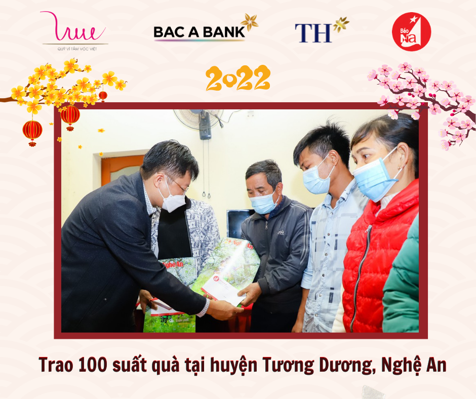 Trao tặng 1️00 suất quà Tết đến các hộ nghèo trên địa bàn xã Xiêng My, huyện Tương Dương, Nghệ An