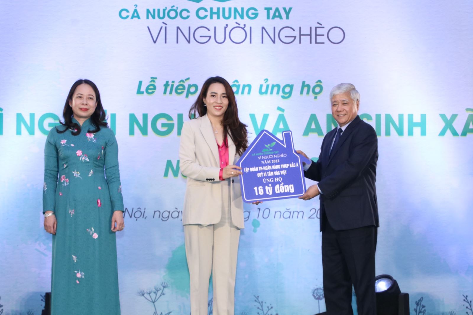 Tập đoàn TH, Ngân hàng Bắc Á ủng hộ 16 tỷ đồng hỗ trợ người nghèo năm 2022