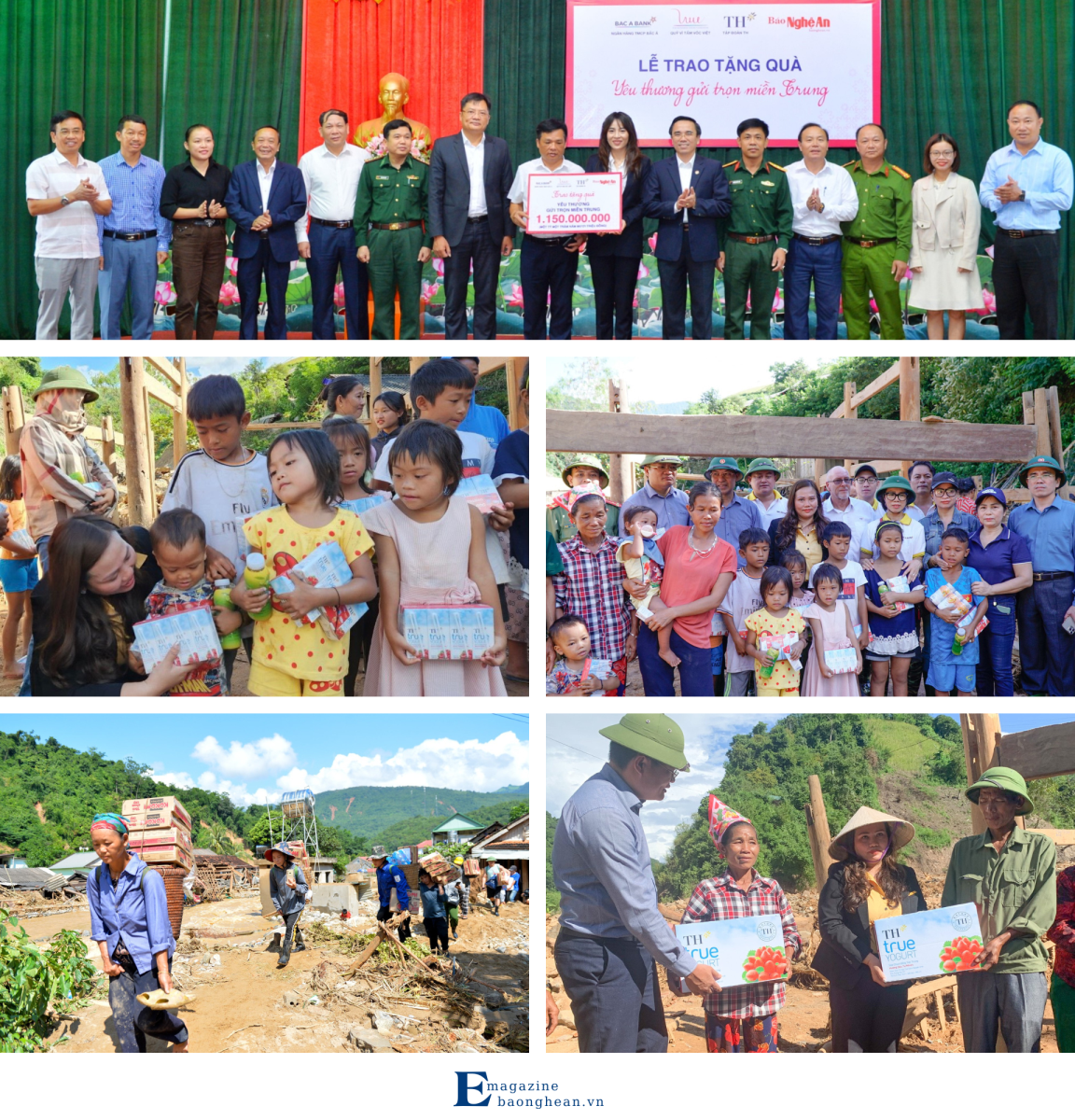 Bằng tấm lòng thơm thảo của doanh nghiệp, nhiều phần quà thiết thực đã được gửi tới các gia đình có hoàn cảnh khó khăn.