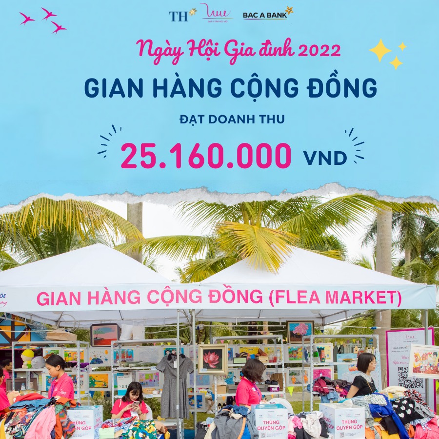 25.160.000 đồng đã được quyên góp tại Gian hàng Cộng đồng trong Ngày Hội gia đình 2022