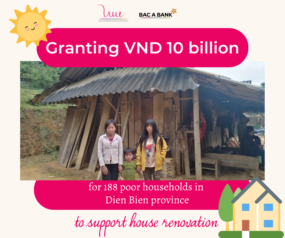 Granting VND 10 billion to support house renovation for 188 poor households in Dien Bien province