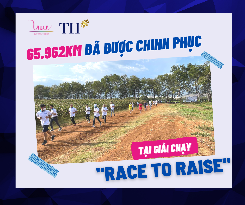 65.962 km đã được chinh phục tại Giải chạy Online “Race to Raise - Bước chân hạnh phúc”