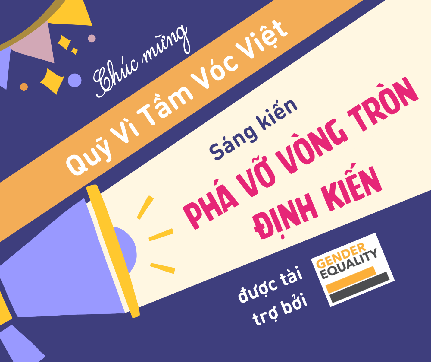 Sáng kiến “Phá vỡ vòng tròn định kiến” của Quỹ Vì Tầm Vóc Việt (VSF) nhận được tài trợ từ Chương trình Tài trợ nhỏ năm 2022 của Mạng lưới Tập huấn viên về Giới khu vực Châu Á (AGenT)