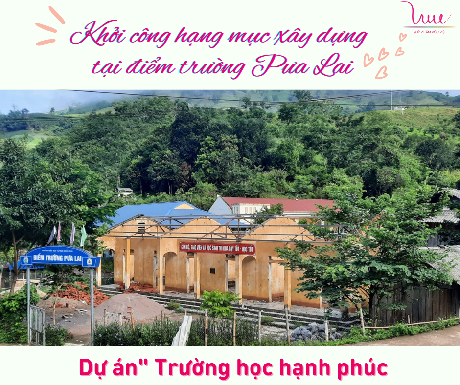 Khởi công hạng mục nâng cấp cơ sở vật chất của Dự án Trường học hạnh phúc tại Lào Cai và Sơn La