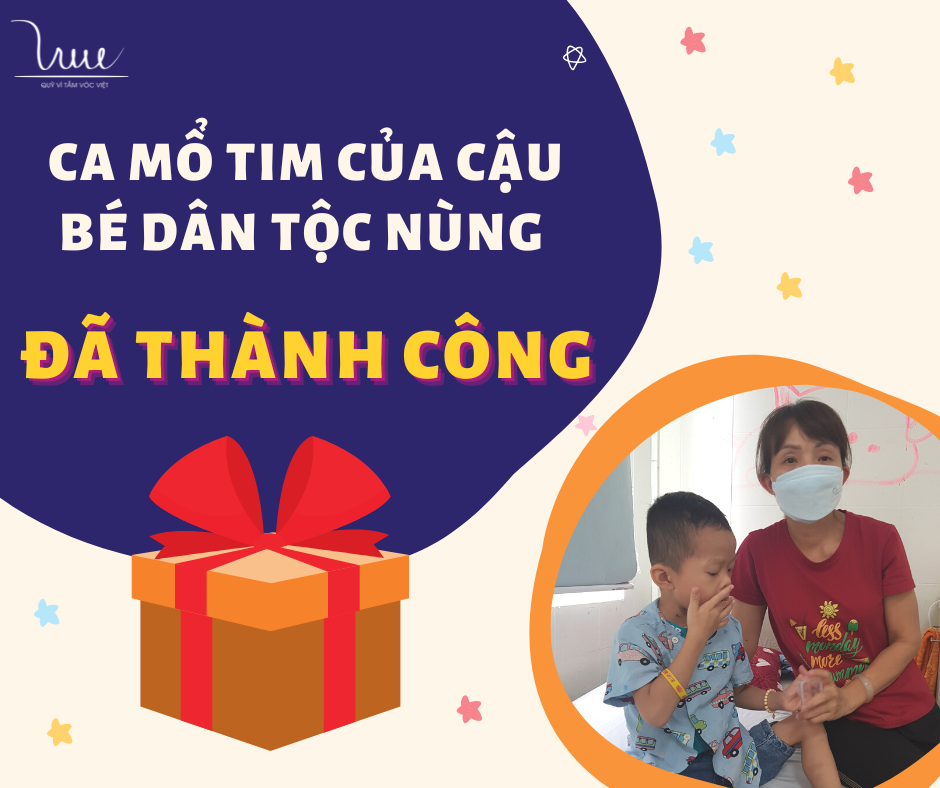 Ca mổ tim của cậu bé dân tộc Nùng đã thành công