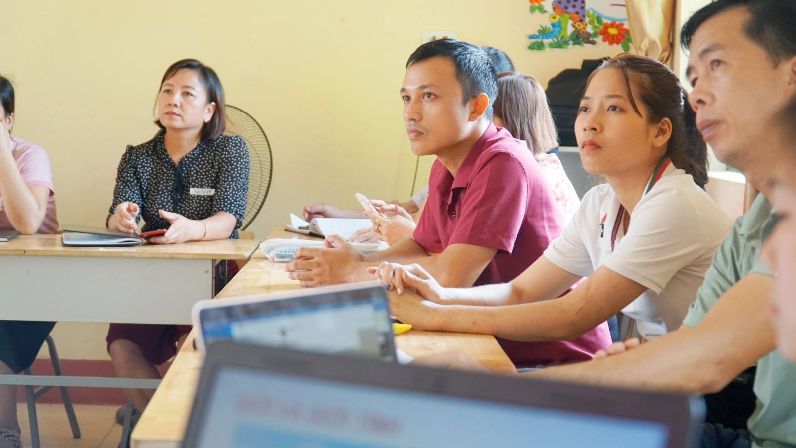 Training course “Gender sensitivity in teaching” at Ban Lau Primary School, Muong Khuong District, Lao Cai Province.