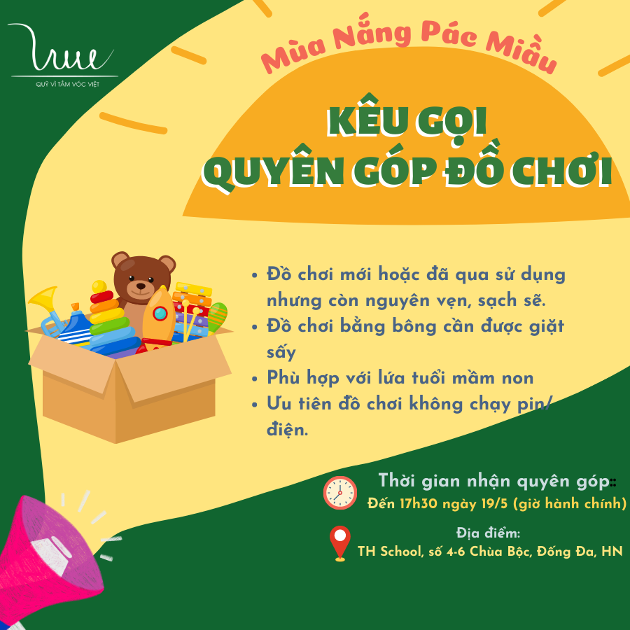 Kêu gọi quyên góp đồ chơi cũ cho các em nhỏ vùng cao