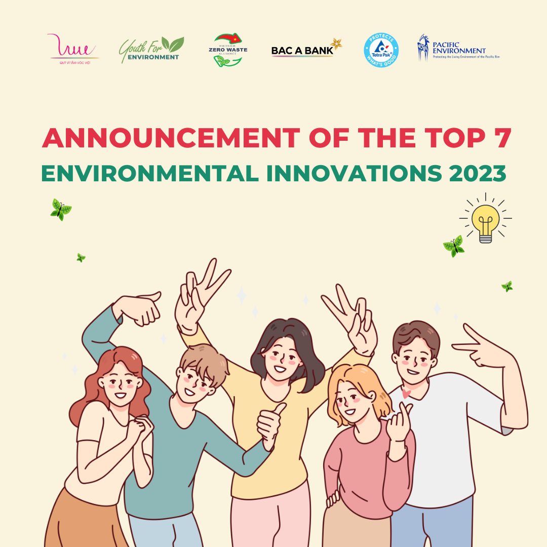 Announcement of the Top 7 Environmental Innovations funded by the "Environmental Initiative 2023" project