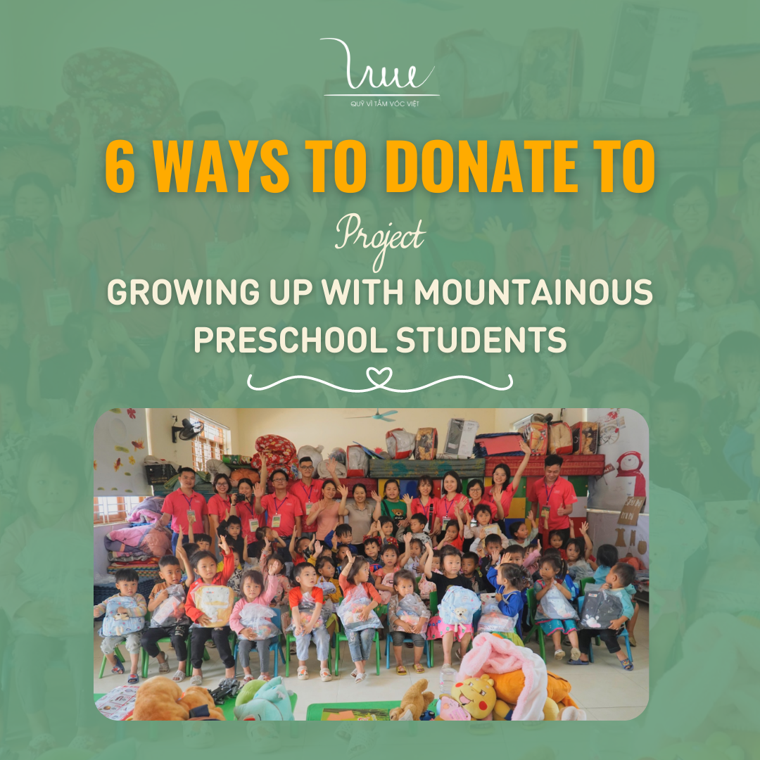 6 ways to donate to "Growing up with mountainous preschool students" project