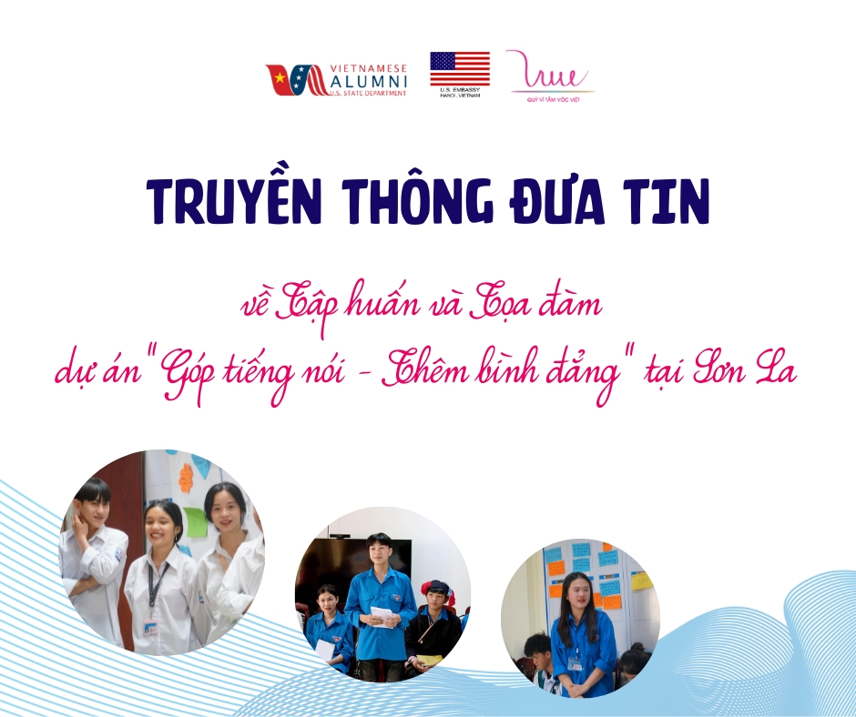 Truyền thông đưa tin về Tập huấn và Tọa đàm - dự án "Góp tiếng nói - Thêm bình đẳng" tại Sơn La