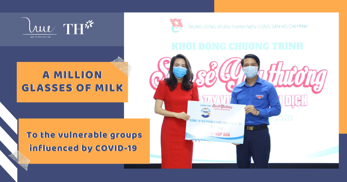 A million glasses of milk to the vulnerable groups influenced by COVID-19