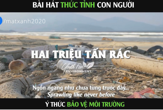 Bài hát thức tỉnh giới trẻ về ô nhiễm rác thải