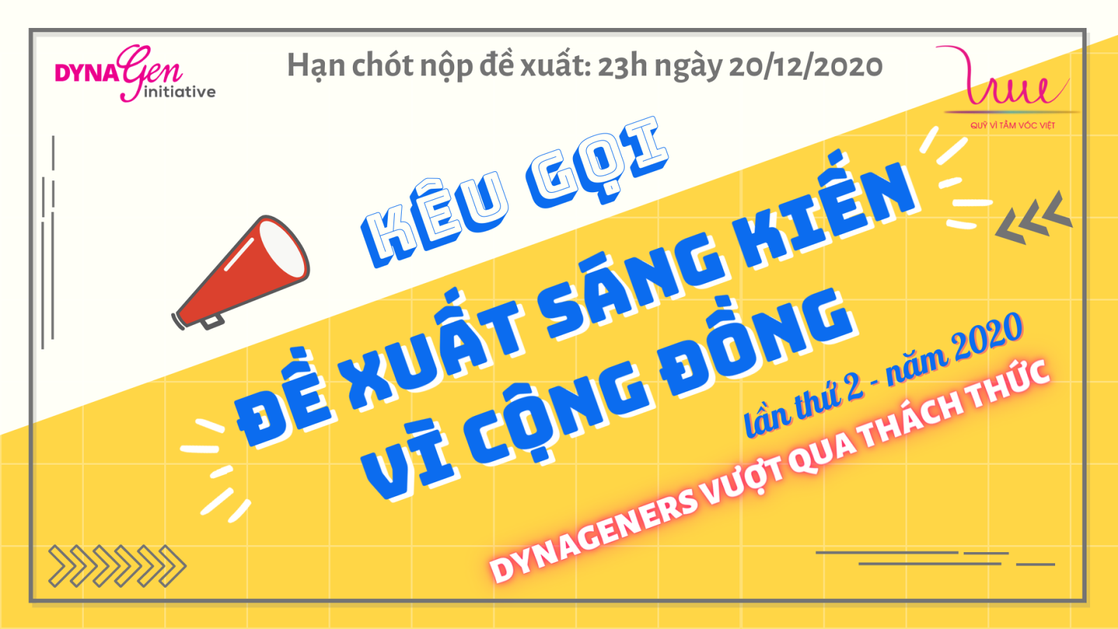 Kêu gọi đề xuất Sáng kiến vì Cộng đồng