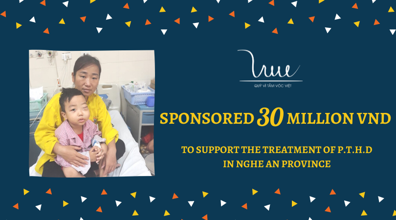 Sponsored 30 million VND to support the treatment of P.T.H.D