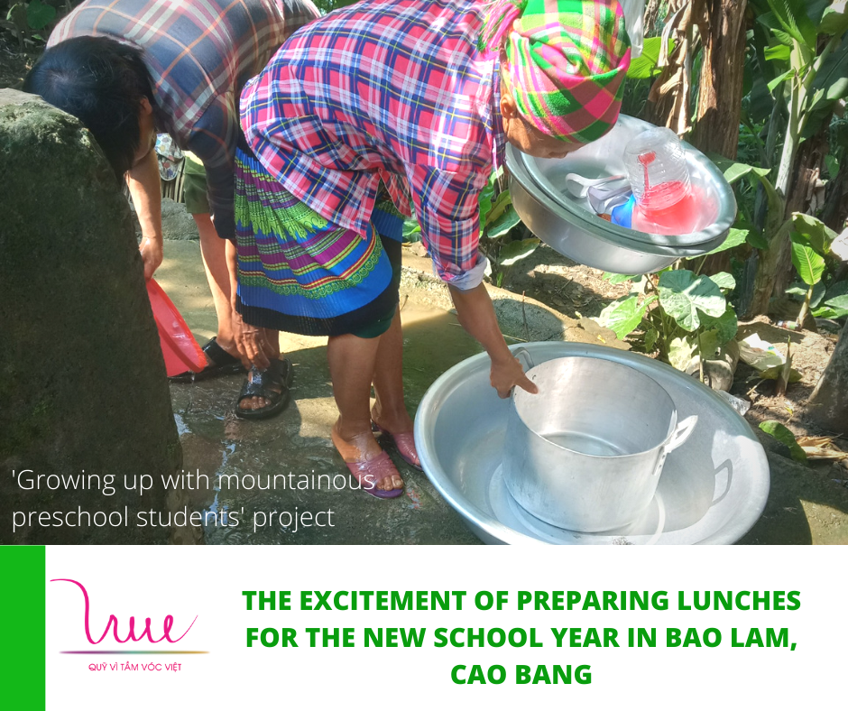 The excitement of preparing lunches for the new school year in Bao Lam, Cao Bang