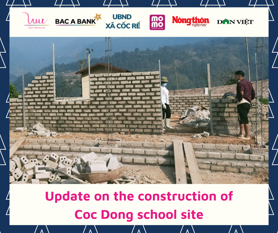 Update on the construction of Coc Dong school site