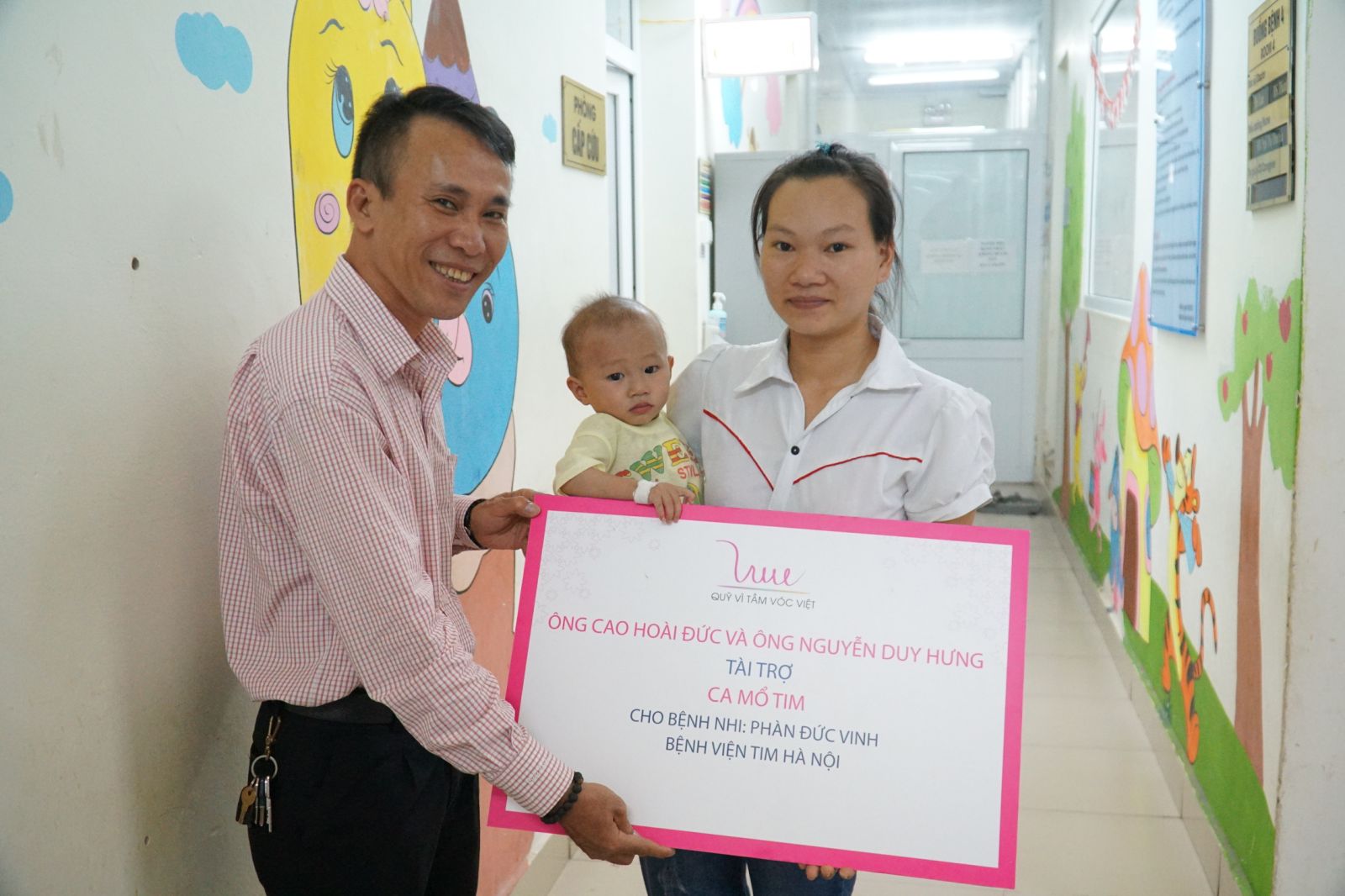 Congratulations to Phan Duc Vinh and his family had had successful cardiac surgery